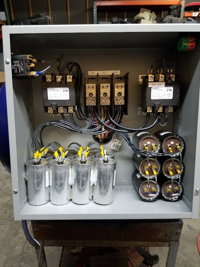 50hp cnc balanced 3 phase rotary converter panel croman converters
